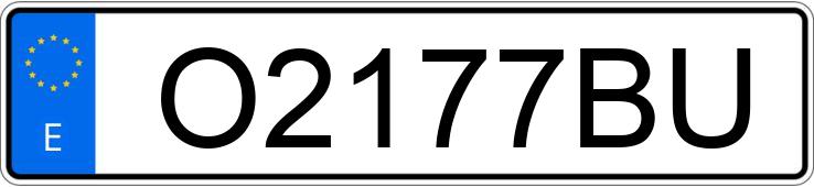 Numer rejestracyjny O2177BU posiada MERCEDES SPRINTER