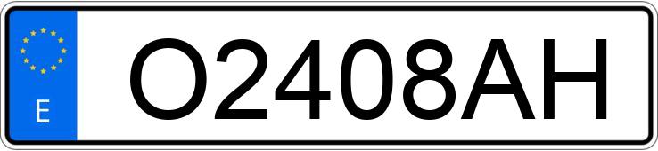 Numer rejestracyjny O2408AH posiada ALFA ROMEO 90