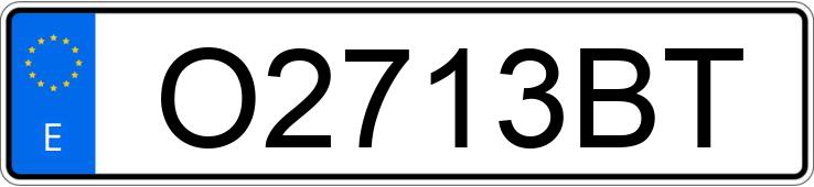 Numer rejestracyjny O2713BT posiada MERCEDES 190 (201)