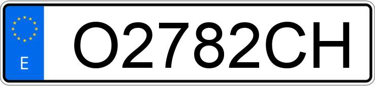 Numer rejestracyjny O2782CH posiada VOLKSWAGEN GOLF