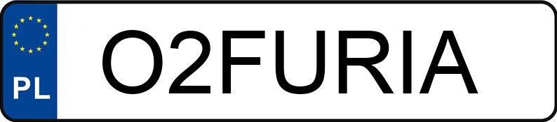 Numer rejestracyjny O2FURIA posiada OPEL INSIGNIA SPORTS TOURER SW