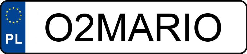 Numer rejestracyjny O2MARIO posiada TOYOTA Hilux TDI-CR MR`12 E5 2.7t SR5 4WD