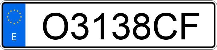 Numer rejestracyjny O3138CF posiada CITROEN SAXO Numer rejestracyjny O3138CF posiada CITROEN SAXO