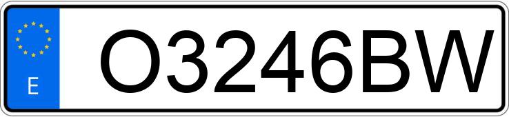 Numer rejestracyjny O3246BW posiada OPEL ASTRA Numer rejestracyjny O3246BW posiada OPEL ASTRA
