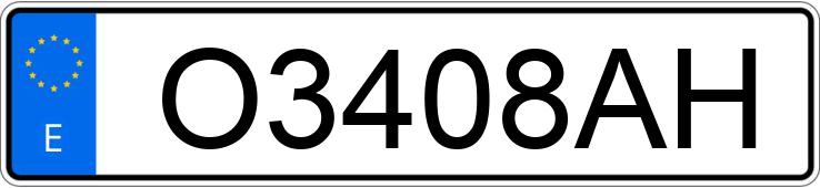 Numer rejestracyjny O3408AH posiada SUZUKI SJ410 SAMURAI Numer rejestracyjny O3408AH posiada SUZUKI SJ410 SAMURAI