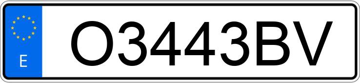 Numer rejestracyjny O3443BV posiada RENAULT EXPRESS