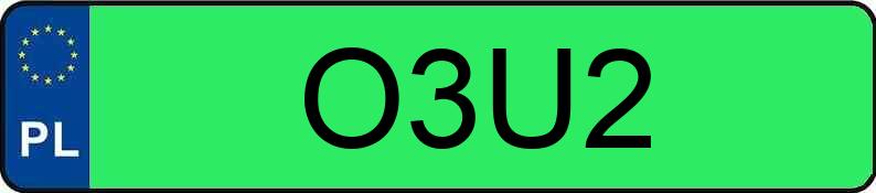 Numer rejestracyjny O3U2 posiada TESLA Model 3 MR`24 Long Range 78kWh CVT Numer rejestracyjny O3U2 posiada TESLA Model 3 MR`24 Long Range 78kWh CVT