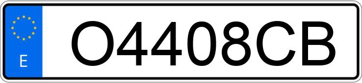 Numer rejestracyjny O4408CB posiada OPEL CORSA