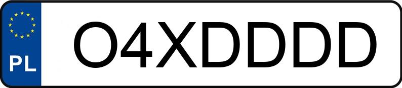 Numer rejestracyjny O4XDDDD posiada VOLKSWAGEN GOLF Numer rejestracyjny O4XDDDD posiada VOLKSWAGEN GOLF