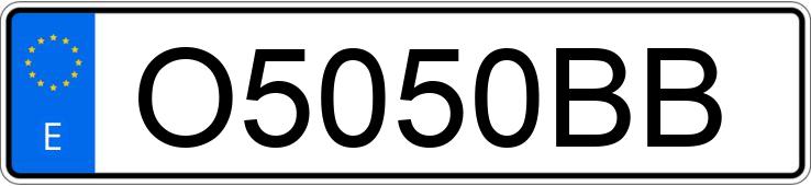 Numer rejestracyjny O5050BB posiada OPEL KADETT