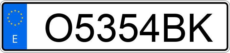 Numer rejestracyjny O5354BK posiada PEUGEOT 306 Numer rejestracyjny O5354BK posiada PEUGEOT 306