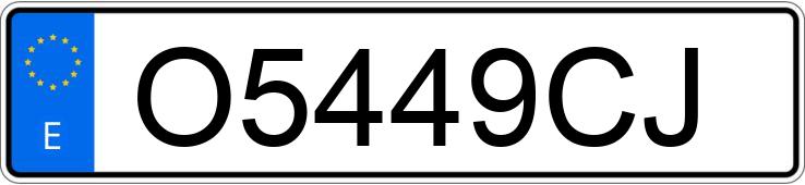 Numer rejestracyjny O5449CJ posiada MERCEDES SPRINTER Numer rejestracyjny O5449CJ posiada MERCEDES SPRINTER