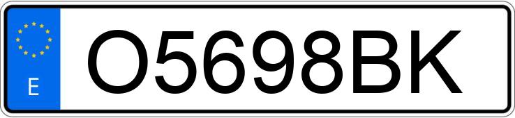 Numer rejestracyjny O5698BK posiada LANCIA DELTA