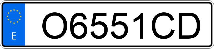 Numer rejestracyjny O6551CD posiada VOLKSWAGEN GOLF Numer rejestracyjny O6551CD posiada VOLKSWAGEN GOLF