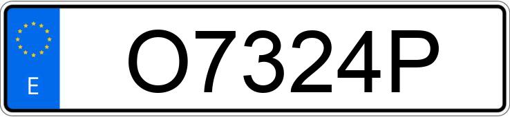 Numer rejestracyjny O7324P posiada RENAULT 18 Numer rejestracyjny O7324P posiada RENAULT 18