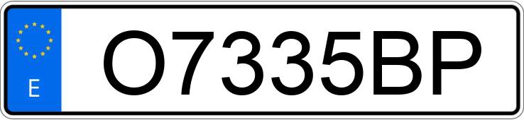 Numer rejestracyjny O7335BP posiada VOLKSWAGEN GOLF Numer rejestracyjny O7335BP posiada VOLKSWAGEN GOLF