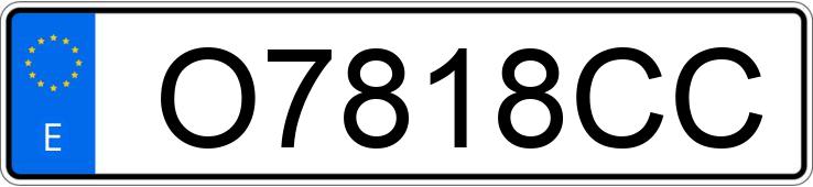 Numer rejestracyjny O7818CC posiada SEAT CORDOBA