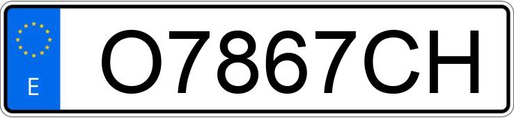 Numer rejestracyjny O7867CH posiada AUDI 100 Numer rejestracyjny O7867CH posiada AUDI 100