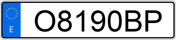 Numer rejestracyjny O8190BP posiada MERCEDES 300 (124) Numer rejestracyjny O8190BP posiada MERCEDES 300 (124)