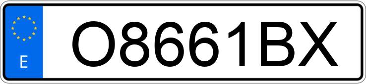 Numer rejestracyjny O8661BX posiada BMW SERIE 5