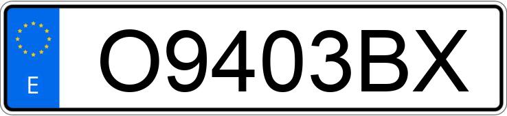 Numer rejestracyjny O9403BX posiada BMW SERIE 3 Numer rejestracyjny O9403BX posiada BMW SERIE 3