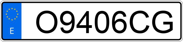 Numer rejestracyjny O9406CG posiada VOLKSWAGEN GOLF Numer rejestracyjny O9406CG posiada VOLKSWAGEN GOLF