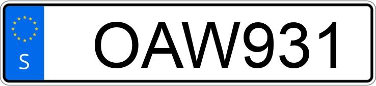 Numer rejestracyjny OAW931 posiada Audi A6 Avant 2.0 TDI quattro