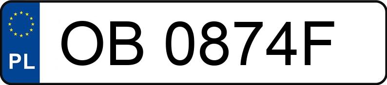 Numer rejestracyjny OB 0874F posiada AUDI A6 - OB0874F Numer rejestracyjny OB 0874F posiada AUDI A6 - OB0874F