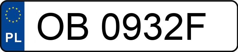 Numer rejestracyjny OB 0932F posiada BSS PS2 17.13 - OB0932F