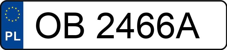 Numer rejestracyjny OB 2466A posiada CHRYSLER CROSSFIRE - OB2466A Numer rejestracyjny OB 2466A posiada CHRYSLER CROSSFIRE - OB2466A