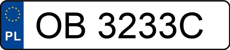 Numer rejestracyjny OB 3233C posiada MERCEDES-BENZ G 320 CDI MR`06 E4 463 G 320 CDI MR`06 E4 463 - OB3233C