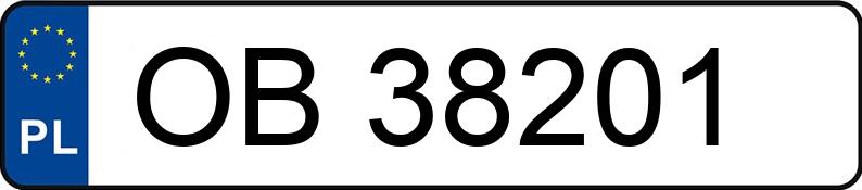 Numer rejestracyjny OB 38201 posiada AUDI A3 1.9 TDI - OB38201