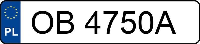 Numer rejestracyjny OB 4750A posiada SEAT Ateca 1.5 EcoTSI MR`16 E6d FR - OB4750A