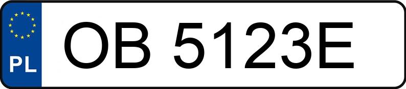 Numer rejestracyjny OB 5123E posiada BMW 530 D - OB5123E Numer rejestracyjny OB 5123E posiada BMW 530 D - OB5123E