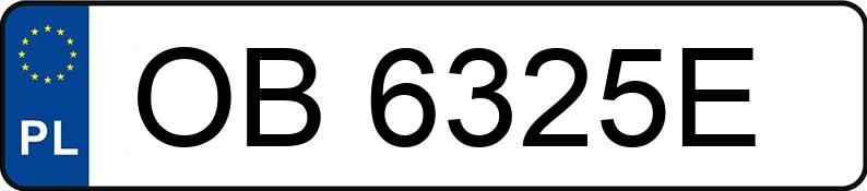 Numer rejestracyjny OB 6325E posiada AUDI A4 1.9 TDI - OB6325E