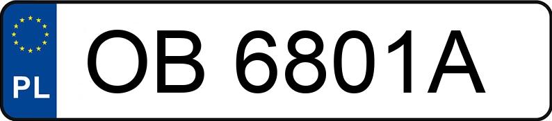 Pirat drogowy w pojeździe o numerach rejestracyjnych OB6801A Pirat drogowy w pojeździe o numerach rejestracyjnych OB6801A