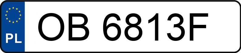 Numer rejestracyjny OB 6813F posiada VOLKSWAGEN PASSAT - OB6813F