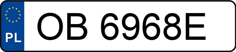 Numer rejestracyjny OB 6968E posiada AUDI A4 - OB6968E Numer rejestracyjny OB 6968E posiada AUDI A4 - OB6968E