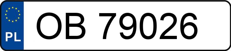 Numer rejestracyjny OB 79026 posiada VOLKSWAGEN GOLF V - OB79026