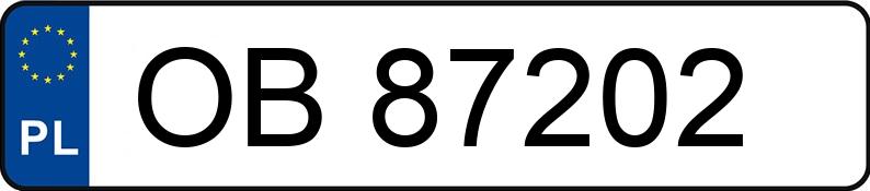 Numer rejestracyjny OB 87202 posiada VOLKSWAGEN BORA - OB87202