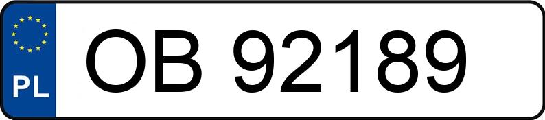 Numer rejestracyjny OB 92189 posiada FORD GALAXY - OB92189 Numer rejestracyjny OB 92189 posiada FORD GALAXY - OB92189