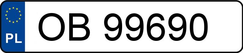 Numer rejestracyjny OB 99690 posiada KIA CEED - OB99690