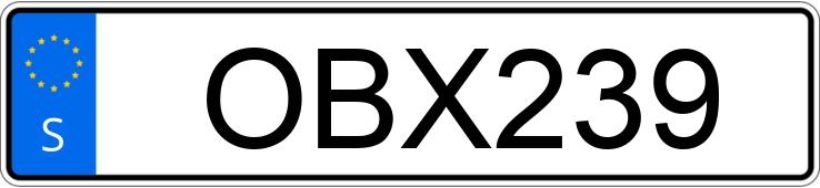 Numer rejestracyjny OBX239 posiada Nissan Primastar 2.0 dCi