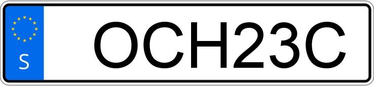 Numer rejestracyjny OCH23C posiada Volkswagen ID.7 Tourer PRO