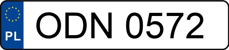 Numer rejestracyjny ODN 0572 posiada FSO-WARSZAWA POLONEZ 1.6 - ODN0572