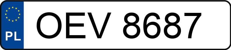 Numer rejestracyjny OEV 8687 posiada FSO-WARSZAWA POLONEZ CARO 1.4 - OEV8687