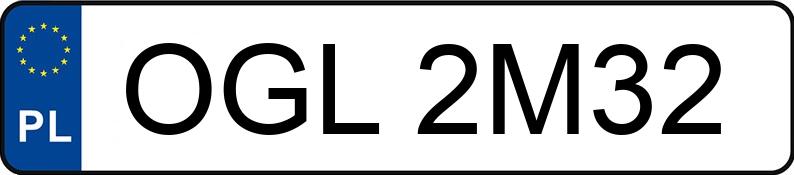 Numer rejestracyjny OGL 2M32 posiada FOSTI CK50 - OGL2M32