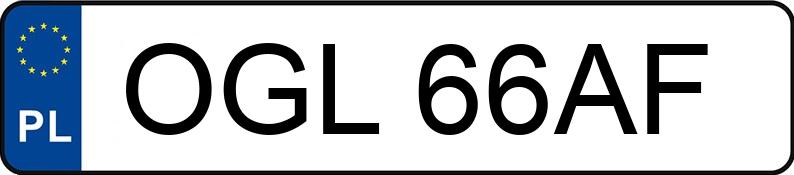 Numer rejestracyjny OGL 66AF posiada MERCEDES-BENZ 300 D - OGL66AF