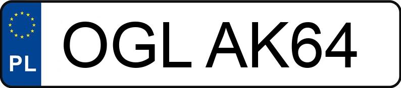 Numer rejestracyjny OGL AK64 posiada CHRYSLER Grand Voyager 2.8 CRD Kat. MR`04 E3 SE Aut. - OGLAK64 Numer rejestracyjny OGL AK64 posiada CHRYSLER Grand Voyager 2.8 CRD Kat. MR`04 E3 SE Aut. - OGLAK64