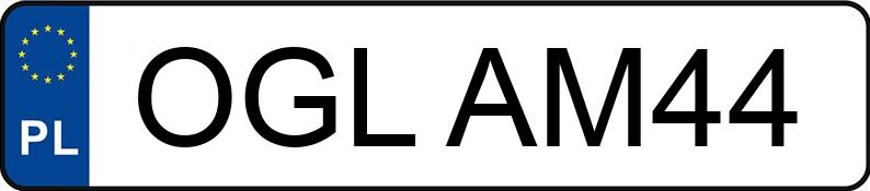 Numer rejestracyjny OGL AM44 posiada AUDI A4 - OGLAM44